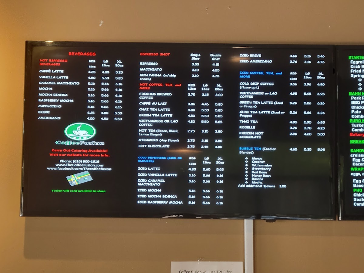 Coffee Fusion Menu - Image 6